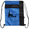 Custom Print Color Block Drawstring Backpack Thumbnail