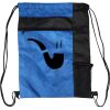 Custom Print Color Block Drawstring Backpack Thumbnail