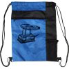 Custom Print Color Block Drawstring Backpack Thumbnail