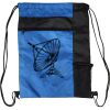 Custom Print Color Block Drawstring Backpack Thumbnail