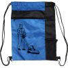 Custom Print Color Block Drawstring Backpack Thumbnail