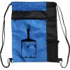 Custom Print Color Block Drawstring Backpack Thumbnail