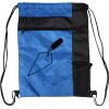 Custom Print Color Block Drawstring Backpack Thumbnail