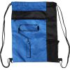 Custom Print Color Block Drawstring Backpack Thumbnail