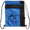 Custom Print Color Block Drawstring Backpack Thumbnail