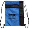 Custom Print Color Block Drawstring Backpack Thumbnail