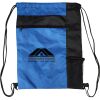 Custom Print Color Block Drawstring Backpack Thumbnail