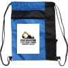 Custom Print Color Block Drawstring Backpack Thumbnail