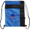 Custom Print Color Block Drawstring Backpack Thumbnail