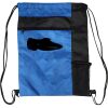 Custom Print Color Block Drawstring Backpack Thumbnail