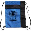 Custom Print Color Block Drawstring Backpack Thumbnail