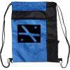 Custom Print Color Block Drawstring Backpack Thumbnail