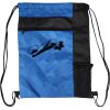 Custom Print Color Block Drawstring Backpack Thumbnail