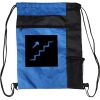 Custom Print Color Block Drawstring Backpack Thumbnail