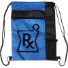 Custom Print Color Block Drawstring Backpack Thumbnail