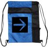 Custom Print Color Block Drawstring Backpack Thumbnail