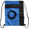 Custom Print Color Block Drawstring Backpack Thumbnail