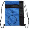 Custom Print Color Block Drawstring Backpack Thumbnail