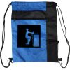 Custom Print Color Block Drawstring Backpack Thumbnail