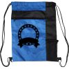 Custom Print Color Block Drawstring Backpack Thumbnail