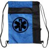 Custom Print Color Block Drawstring Backpack Thumbnail