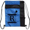 Custom Print Color Block Drawstring Backpack Thumbnail