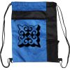 Custom Print Color Block Drawstring Backpack Thumbnail