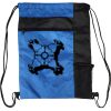 Custom Print Color Block Drawstring Backpack Thumbnail