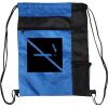 Custom Print Color Block Drawstring Backpack Thumbnail