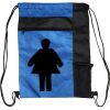 Custom Print Color Block Drawstring Backpack Thumbnail