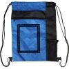 Custom Print Color Block Drawstring Backpack Thumbnail