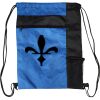 Custom Print Color Block Drawstring Backpack Thumbnail