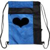 Custom Print Color Block Drawstring Backpack Thumbnail