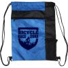 Custom Print Color Block Drawstring Backpack Thumbnail