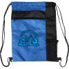 Custom Print Color Block Drawstring Backpack Thumbnail