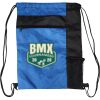 Custom Print Color Block Drawstring Backpack Thumbnail