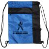 Custom Print Color Block Drawstring Backpack Thumbnail