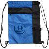 Custom Print Color Block Drawstring Backpack Thumbnail
