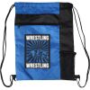 Custom Print Color Block Drawstring Backpack Thumbnail