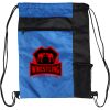 Custom Print Color Block Drawstring Backpack Thumbnail