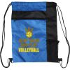 Custom Print Color Block Drawstring Backpack Thumbnail