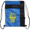 Custom Print Color Block Drawstring Backpack Thumbnail