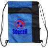 Custom Print Color Block Drawstring Backpack Thumbnail