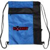 Custom Print Color Block Drawstring Backpack Thumbnail