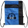 Custom Print Color Block Drawstring Backpack Thumbnail