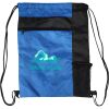 Custom Print Color Block Drawstring Backpack Thumbnail