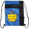 Custom Print Color Block Drawstring Backpack Thumbnail