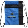 Custom Print Color Block Drawstring Backpack Thumbnail