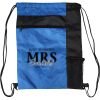 Custom Print Color Block Drawstring Backpack Thumbnail