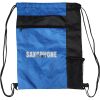 Custom Print Color Block Drawstring Backpack Thumbnail